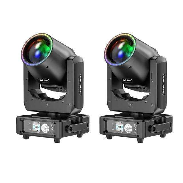Lámpara de DJ Moving Head Wiwreenm, 230 W, 7 rayos, 14 gobos, 14 colores