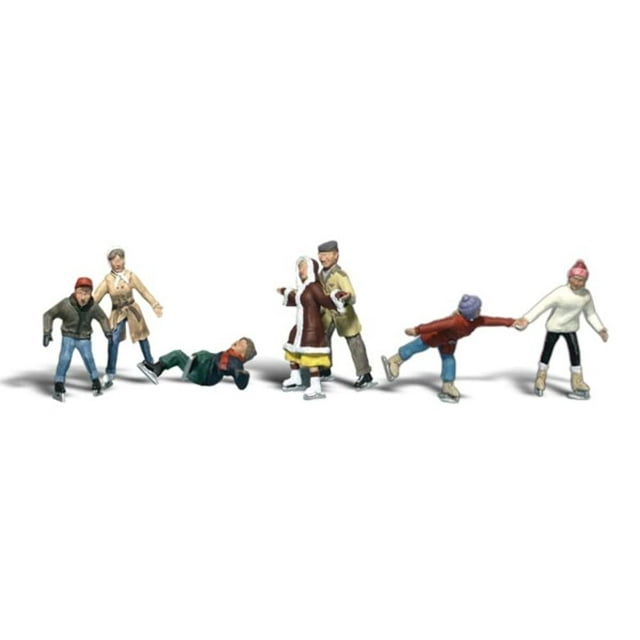 Set de figuras Woodland Scenics Ice Skaters N Scale A2184