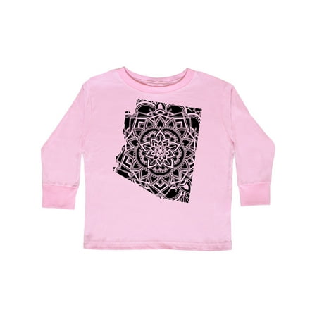 

Inktastic Arizona Silhouette Mandala Gift Toddler Boy or Toddler Girl Long Sleeve T-Shirt