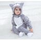 thumbnail image 3 of Ca Disfraz de dinosaurio para niños pequeños Disfraz de animal mono con capucha lindo para niños Halloween, 3 of 5