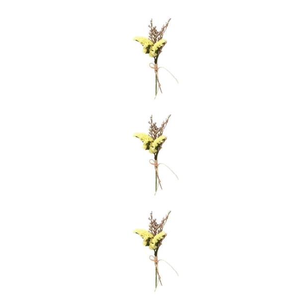 Toystoory Hermoso sin esfuerzo con ramos de flores de bajo mantenimiento Ramo de flores secas naturales elegante HS-09 Type1 NO1