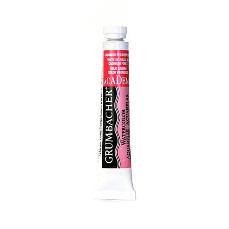 UPC: 0804551959707 | Academy Watercolors cadmium red deep hue (pack of 4)