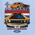 thumbnail image 6 of Wild Bobby, Mustang Powered by Ford Performance Cars and Trucks Men Graphic Tee, Light Blue, 4X-Large, 6 of 6