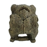 Komodo Saber Tooth Skull Decor for Aquarium or Reptile Tank, Polyresin, Aquarium Decor, Bone Color