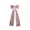 Pink, variant on Aximioll Christmas Red Satin Bow 11.8 in, Silky Lustrous Double Loops and Cascading Streamer Tails, Festive Tree Topper Knot for Holiday Wreath and Mantel