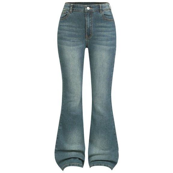 Gibobby Baggy Jeans for Girls Wide Leg Ripped High Elastic Waisted Denim Pants Cute Summer Trousers Y2K Streetwear Stretch Denim Overalls for Toddler Girls(Light Blue,7-8 Years)