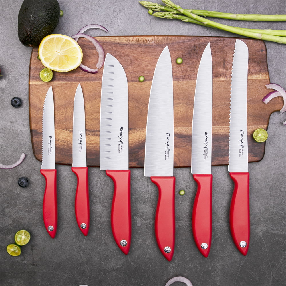 Slege 15pcs Kitchen Knife Set with Block Sledge 高碳钢不锈钢厨房刀