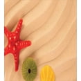 thumbnail image 3 of Ambesonne Colorful Duvet Cover Set, Exotic Caribbean Beach, 2-Calking, Sand Brown Yellow, 3 of 3
