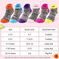 thumbnail image 7 of GENTABY 12 Pairs Girls Socks Cotton Ankle Socks For Kids 1-14 Years, 7 of 7