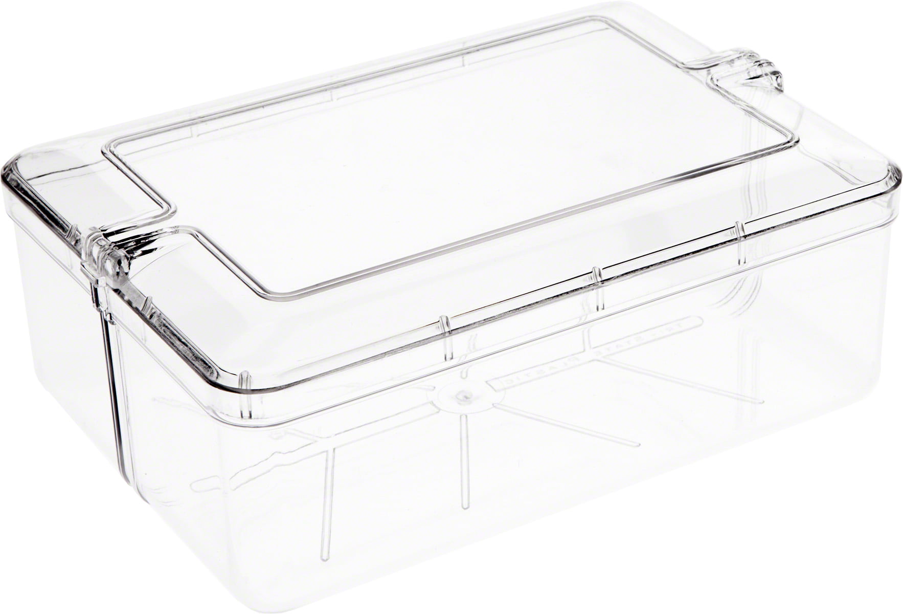 7.4375"W x 5.3125"D x 3.75" Pack of 4 Details about   Pioneer Plastics Rectangular Container 