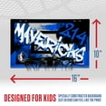 thumbnail image 4 of Franklin Sports NBA Dallas Mavericks Over the Door Basketball Hoop - Kids Indoor Basketball Hoop with Mini Basketball - NBA Fan Shop Mini Hoop for Bedroom + Office - Over the Door Mini Hoop Set, 4 of 13