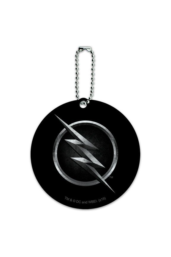 The Flash TV Series Zoom Logo Round Luggage ID Tag Card Suitcase Carry-On