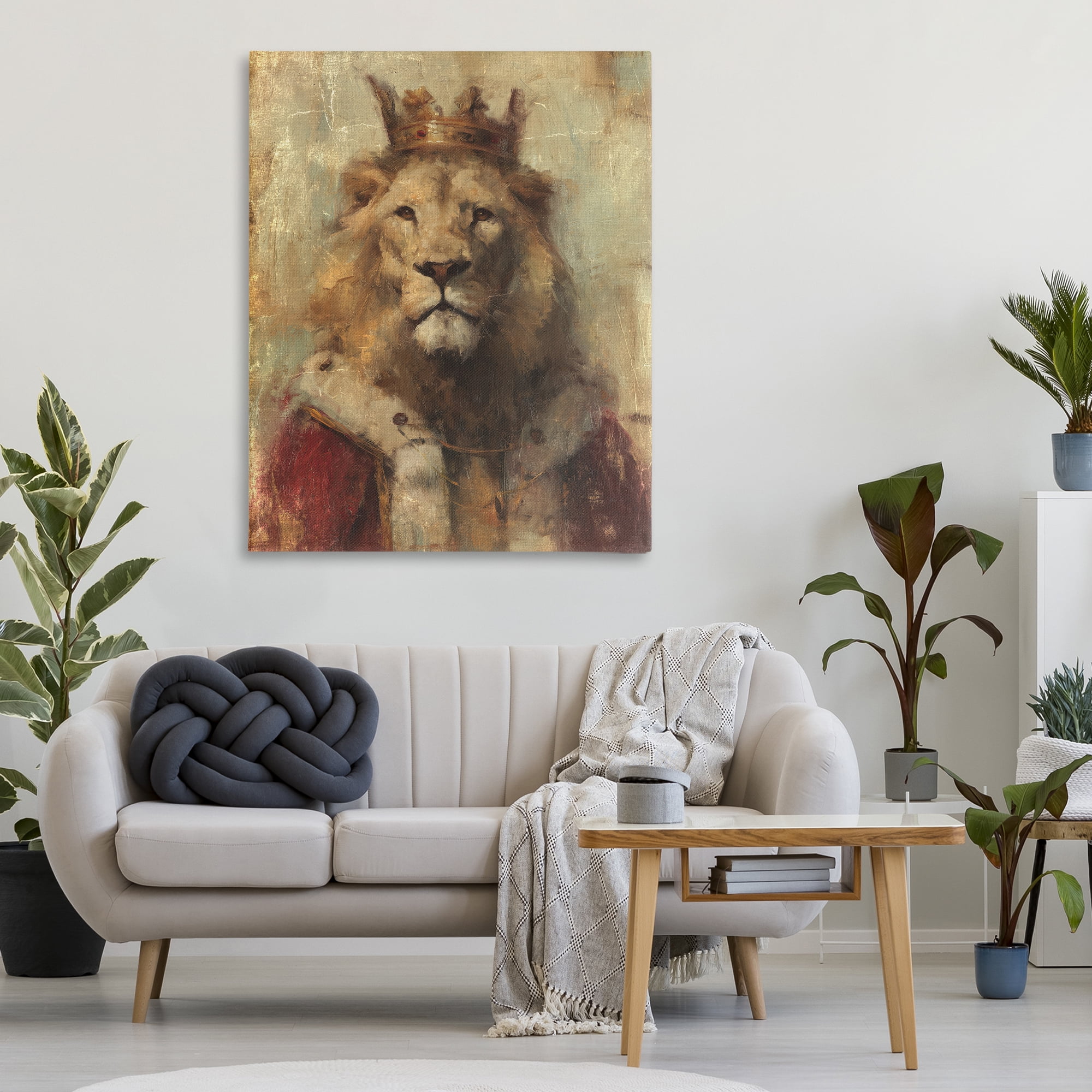 Stupell Industries Regal Lion Sovereign Canvas Wall Art, design by Svetlana Aleynikova