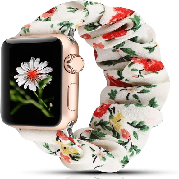 FZFLZDH Scrunchie Fashion Loop Band Strap For Apple Watch iWatch Series 5/4/3/2/1,38/40mm