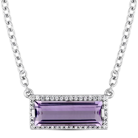 Everly Women's Amethyst Sterling Silver Necklace