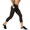 thumbnail image 2 of LANBAOSI 3 Pack Pantalons de Compression 3/4 pour Hommes Leggings Athlétiques avec Poche Taille Moyenne, 2 of 6