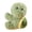 C015- Style O, variant on 4 in Fluffy Puppy Plush, Soft Cuddle Companion, All Ages Nursery decor, Tabletop Centerpiece, Charcoal White detail, Gender Neutral decor, 1 Pc
