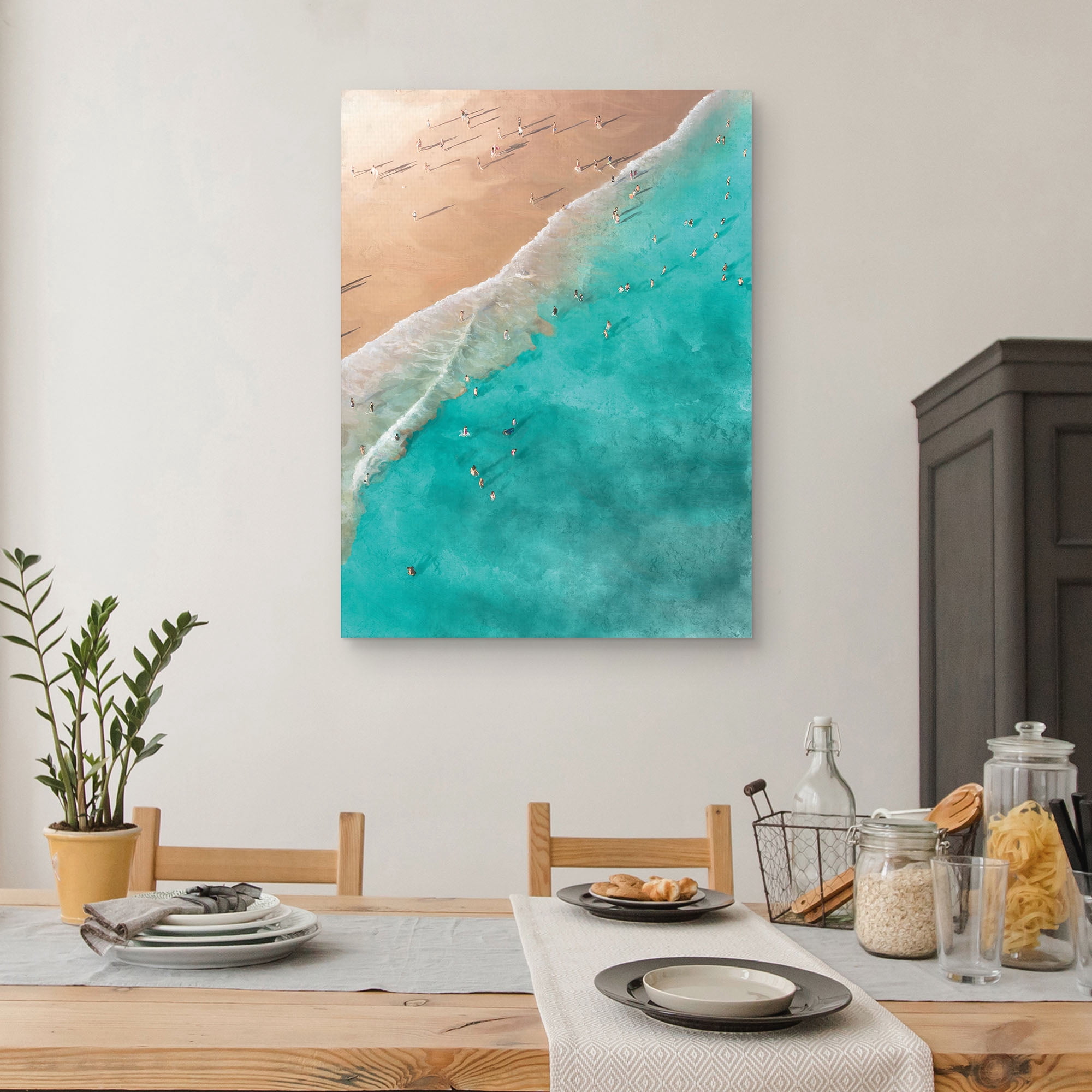 Beach Happy II by Studio Arts Canvas Art Print, 1.5" x 30"