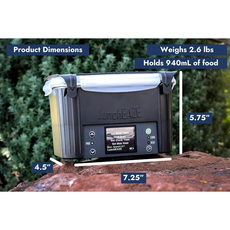 Luncheaze Lunch Box LunchEAZE Pro Cordless Lunchbox 4-Cup Heated