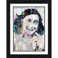 thumbnail image 2 of Stephen Chambers 24x32 Black Ornate Wood Framed With Double Matting Wall Art Titled - Anne Frank, 2 of 6