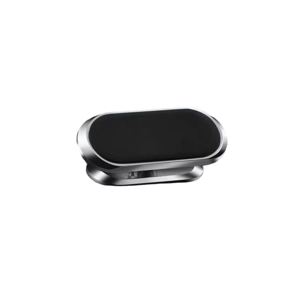 Magnetic Car Phone Holder, 360 Degree Rotation Universal Car Cell Phone Mount for Dashboard and Air Vent, Secure Magnet Cradle for All Smartphones, Silver