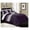 Purple/Gray/Lavender, variant on Loft 8-Piece Luxury Striped Comforter Set (California King, Navy/Gray/Blue)