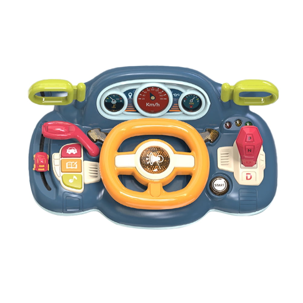 Wheel Steering Driving Car Simulation Toddler Toys Fake Kids Pretend