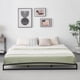 thumbnail image 2 of Low-profile 6-pulgada metal platform king marco de cama. heavy-duty design no box spring required. mattress foundation con steel slats support, 2 of 5