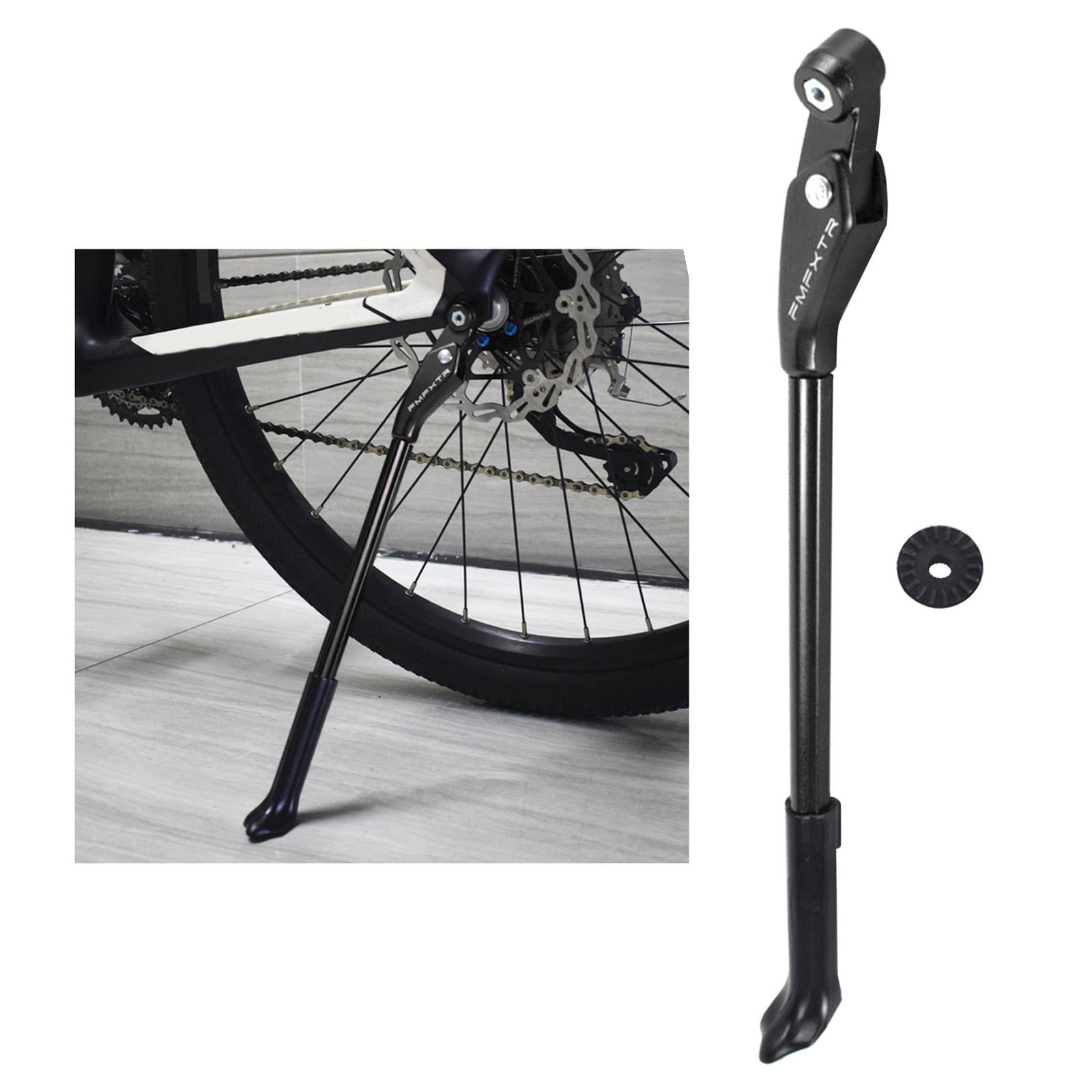 Fit for Childrens or Adults 16 18 20 22 inch Mountain Bike/Road Bicycles Bike Kick Stand Black Adjustable Aluminum Alloy Kick Stand 
