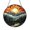 Acrylic 3.5 Inch, variant on Round Mountain Landscape Glass Suncatcher Window Hanging, Peaceful Sunset Forest Art Decor for Home Styling