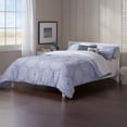 thumbnail image 3 of AFI Orlando Full Low Profile Wood Platform Bed Frame with Panel Headboard, White, 3 of 10