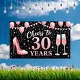 thumbnail image 6 of Elegant Design Birthday Banner Cheers 30 Years Party Decoration Elegant Party Balloon for Celebration Event Indoor, 6 of 9