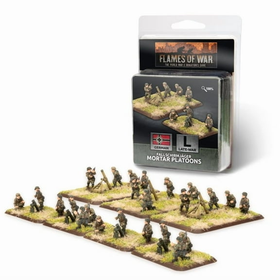 Battlefront Miniatures Fallschirmjager Mortar Platoons New