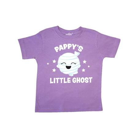 

Inktastic Cute Pappy s Little Ghost with Stars Gift Toddler Toddler Girl T-Shirt
