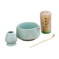 thumbnail image 3 of 4x Japonese Matcha Té Té Herramientas de té portátiles portátiles Herramientas para hacer té para la casa de té de la oficina de cocina azul claro, 3 of 9