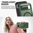 thumbnail image 4 of Funda magnética Casehas para Google Pixel 8a, color verde bosque, 4 of 7
