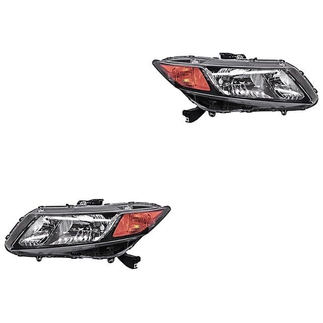 Par de Faros Civic 2012 Honda TYC .