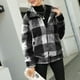 thumbnail image 4 of Chaqueta polar a cuadros, chaqueta polar para mujer, abrigo polar de doble cara con cremallera, chaqueta polar para mujer, confiabilidad excepcional, 4 of 6