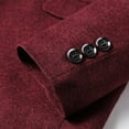 thumbnail image 6 of Caqnni Mens Casual Sport Coat Blazer Two Buttons Lightweight Business Jackets Casual Autumn Winter Outerwear (A,4XL), 6 of 7