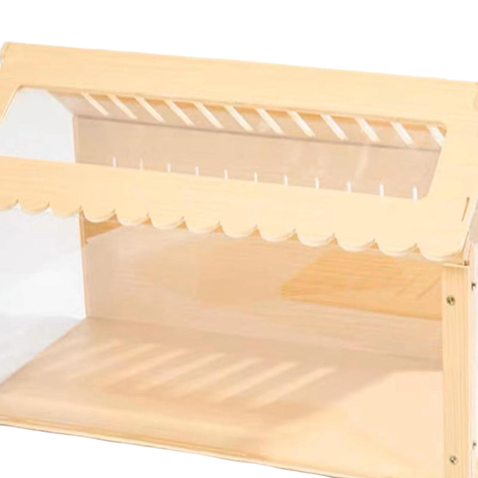 Hamster Cage Exercise Toy Nesting Habitat for Gerbils Rutin Chicken Hideaway 60x32x38CM