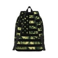 thumbnail image 3 of Naloa Canvas Backpack for Men Women American Flag Camo Print Rucksack Casual Travel Daypack Large and Small Durable College Tote Satchel Bookbag for Teens, 3 of 8