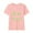 Pink#03, variant on Summer Unisex Kids Multicolor Smiley Graffiti Graphic Top Round Neck Short Sleeve Regular Fit Trendy Tee Casual Travel Home Party1-12Y