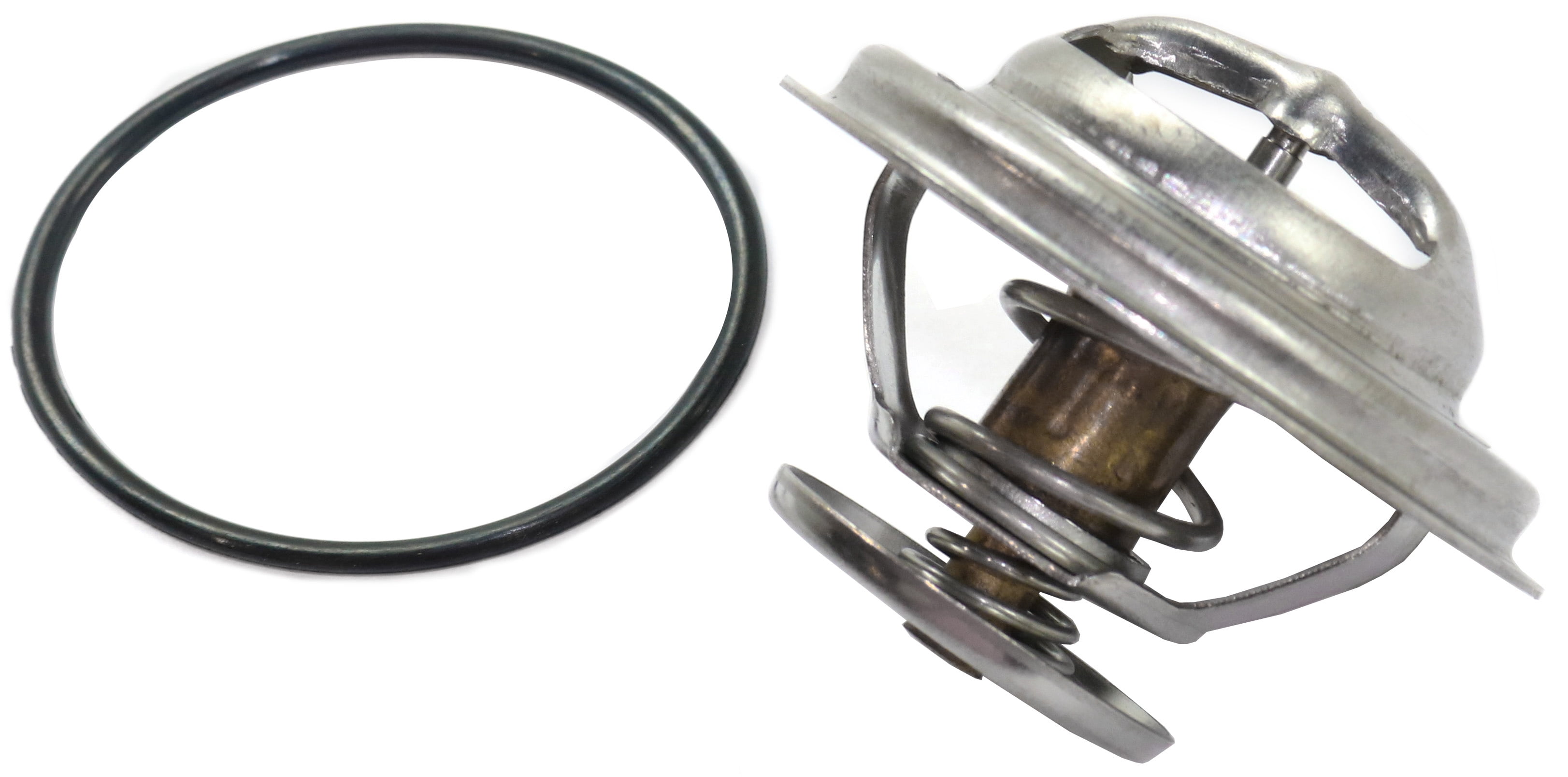 Thermostat Compatible with 1992-1995 BMW 320i 1998-1999 BMW 323i 1998-1999 BMW 323is 1992-1995 BMW 325i 1992-1995 BMW 325is 1996-1999 BMW 328i 1996-1999 BMW 328is 6Cyl 2.5L Stainless Steel