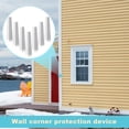 thumbnail image 2 of Tnobhg 8Pcs Aluminum Outside Siding Corner Caps Rustproof Corrosion Resistant High Strength Smooth Siding Aluminum Corner Trim Corner Caps, 2 of 7