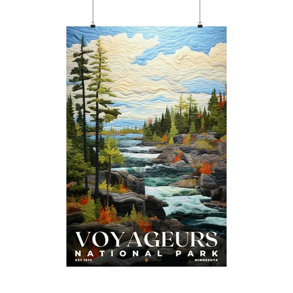 ELNEIT - Voyageurs National Park Poster, Unframed Matte Paper, S09