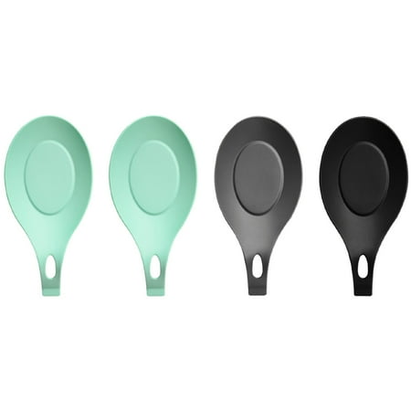 

4pcs Silicone Spoon Rests Kitchen Utensil Holders Spoon Racks Spoon Pads