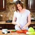 thumbnail image 5 of Healthsmart Porcelain Mortar and Pestle with Black Silicone Base, 5 of 5
