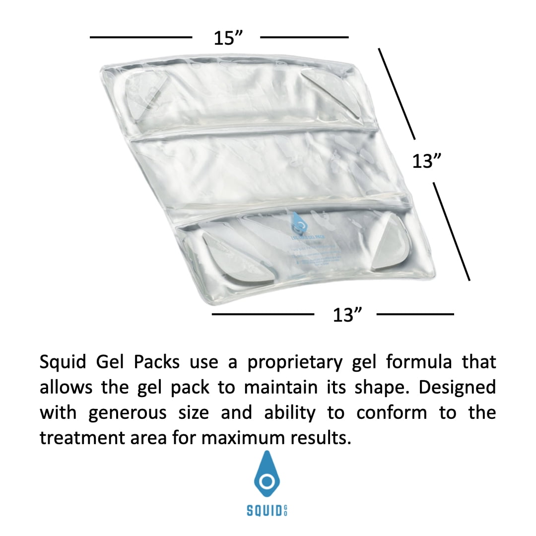 Squid Go Leg/Knee Active Cold Compression Therapy / Ice Cold Therapy Compress for Knee Pain Relief, Post Op Recovery, Arthritic Knee and Athletic Muscle and Joint Recovery.