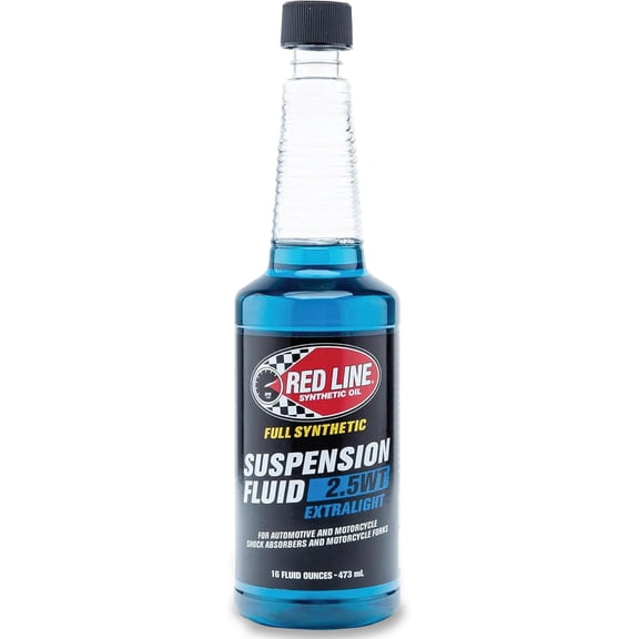 Red Line 91112 Extralight 2.5WT Synthetic Suspension Fluid (Blue) - 16 Ounce
