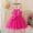 Hot Pink, variant on Kids Girls White Tutu Dress, Spaghetti Strap Princess & Ballet Party Dress with Satin Belt, Stretchy Soft Flower Girl Play Dress, Sizes 3T 4T 5T 7 9,Size 3 T
